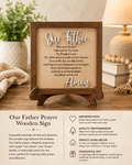 Our Father Prayer with stand