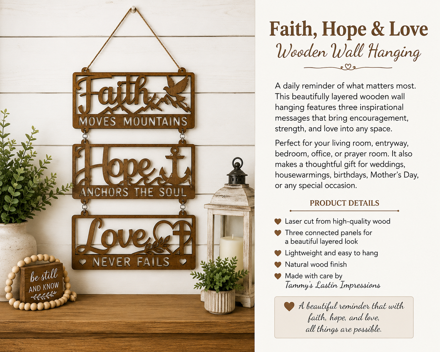 Faith, Hope & Love